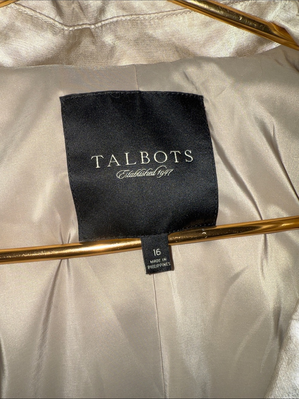 Talbots Belted Women's Jacket - Picture 2 of 7